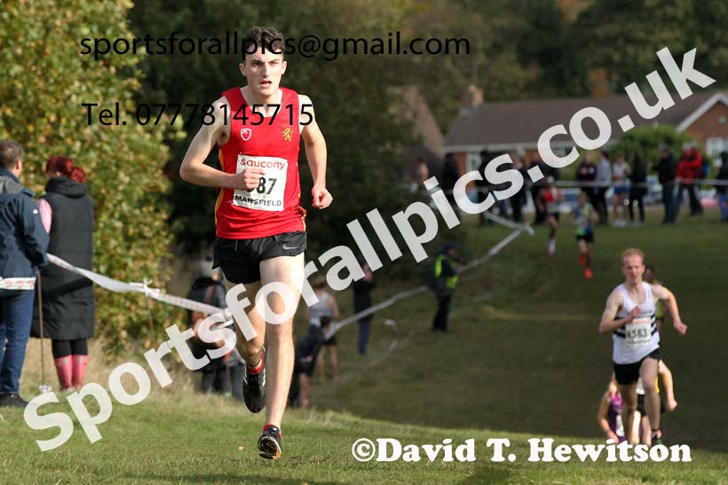 Junior mens 2021 National Cross Country Relays, Berry Hill Park, Mansfield. Photo: David T. Hewitson/Sports for All Pics